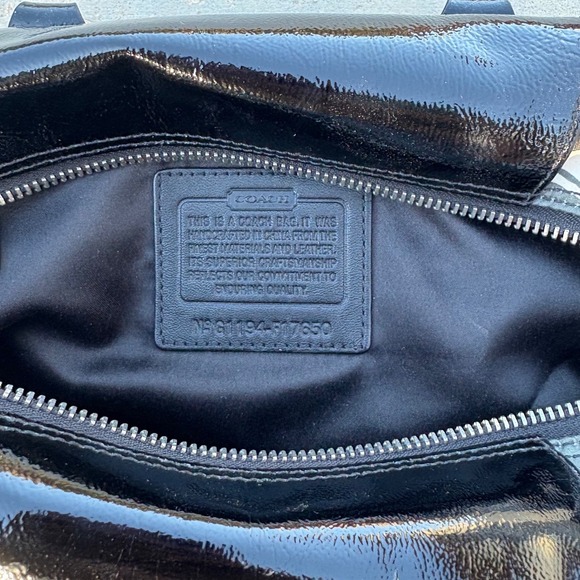 Coach Ashley Satchel and Wallet Set Grey Black Abstract F17650 - Picture 7 of 7